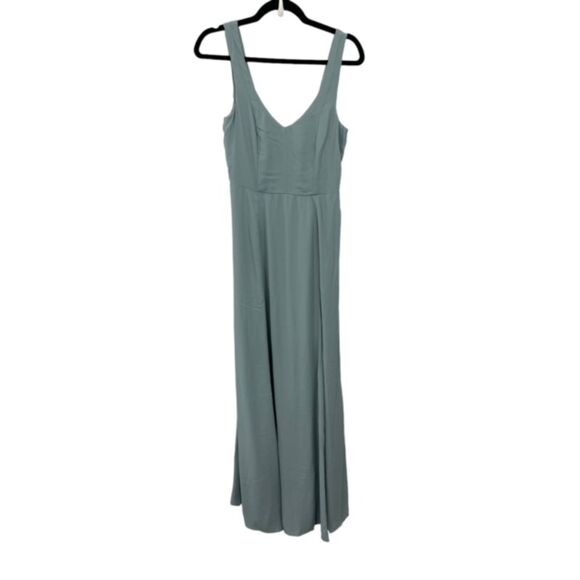 NWT Show Me‎ Your MuMu Jenn V-Neck Sleeveless Bridesmaid Maxi Dress Size MEDIUM - Picture 3 of 10